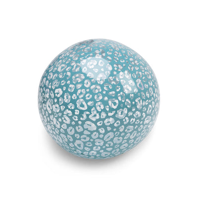 Leopardo | Strandball de leopardo transparente Ø 51 cm