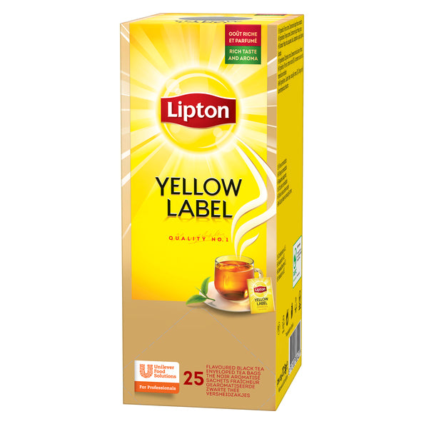 Lipton feel good selection thee yellow label (6x25 stuks)