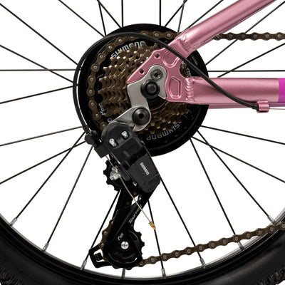 Bicicleta infantil Huffy literide - niña - 20 pulgadas - rosa violeta - dos frenos de mano