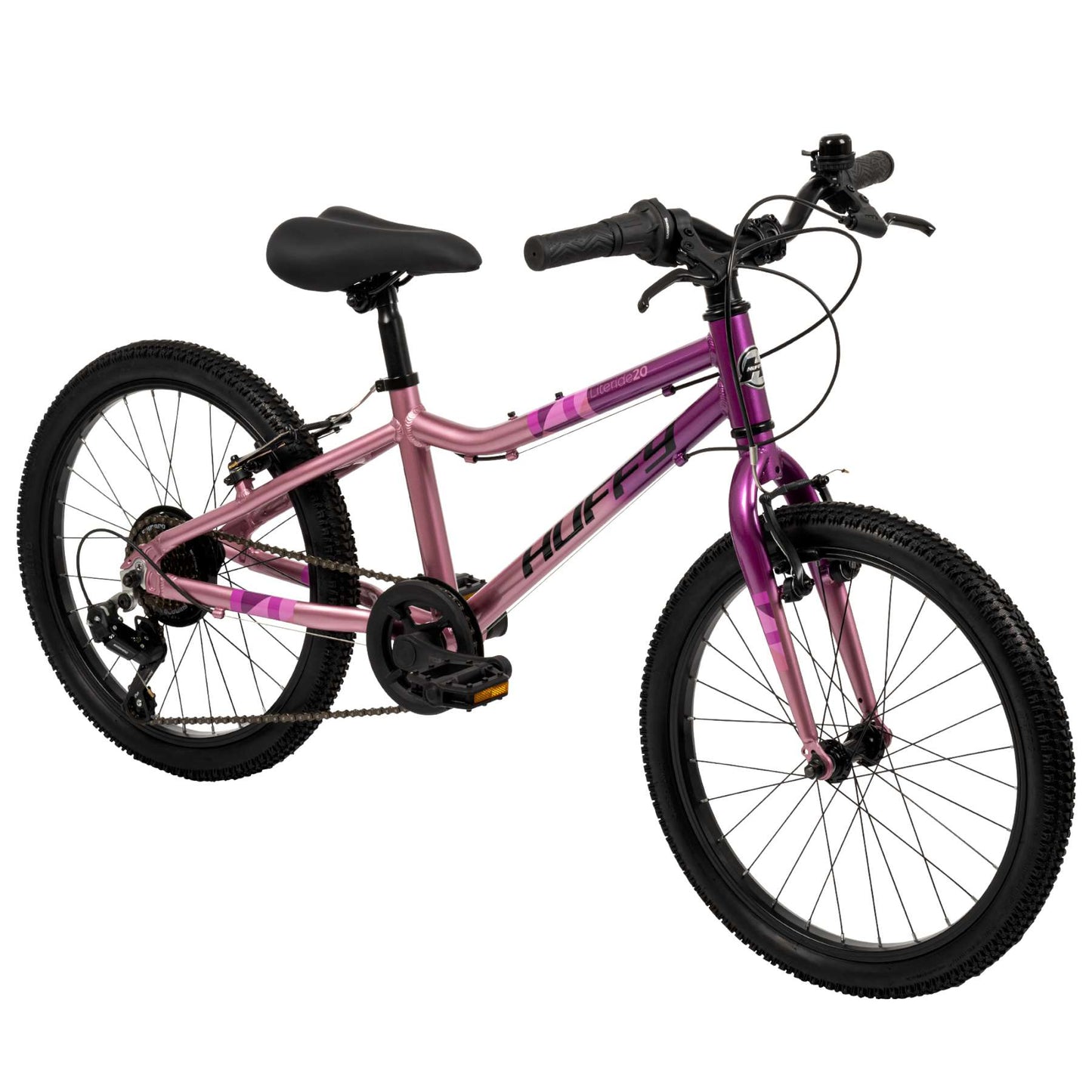 Huffy literide kinderfiets - meisjes - 20 inch - paars roze - twee handremmen