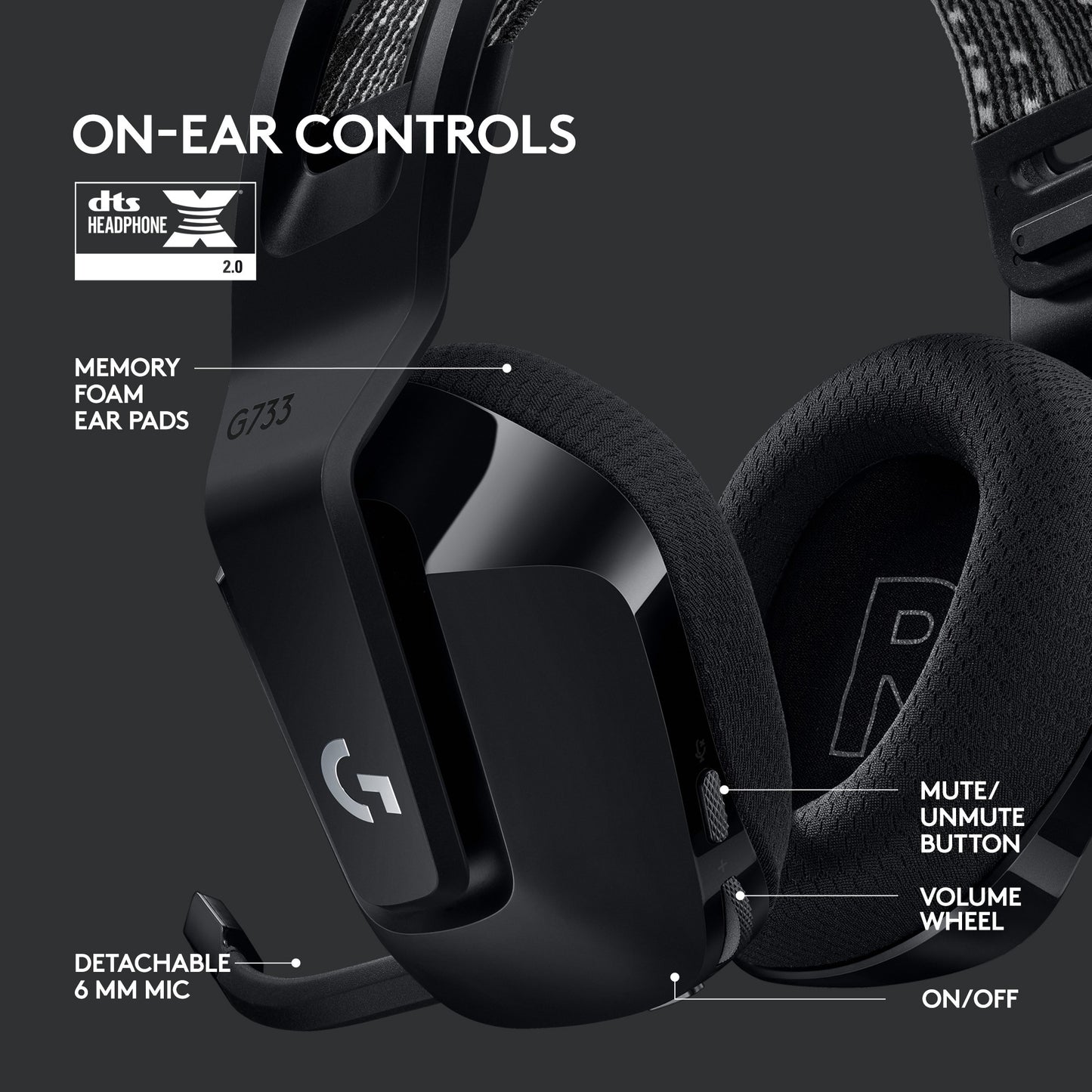 Logitech G733 LightSpeed ​​Wireless RGB