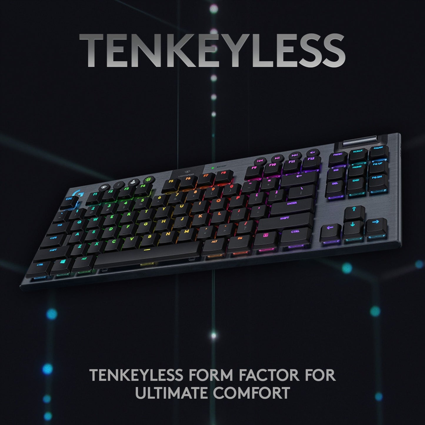 Gioco meccanico RGB senza fili Logitech G915 TKL LIGHTSPEED