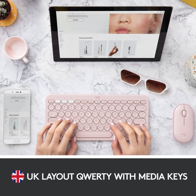 Tastiera Bluetooth multidispositivo Logitech K380
