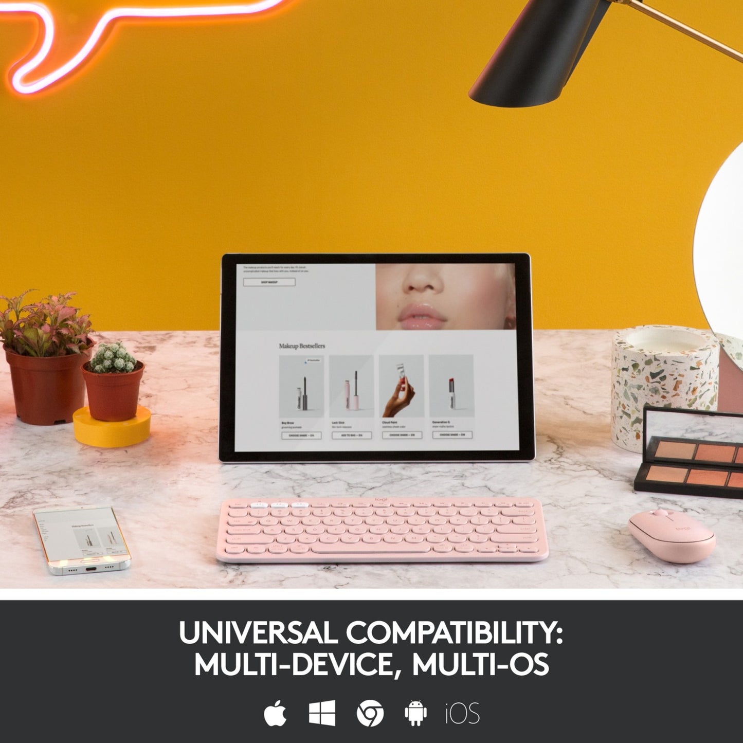 Tastiera Bluetooth multidispositivo Logitech K380