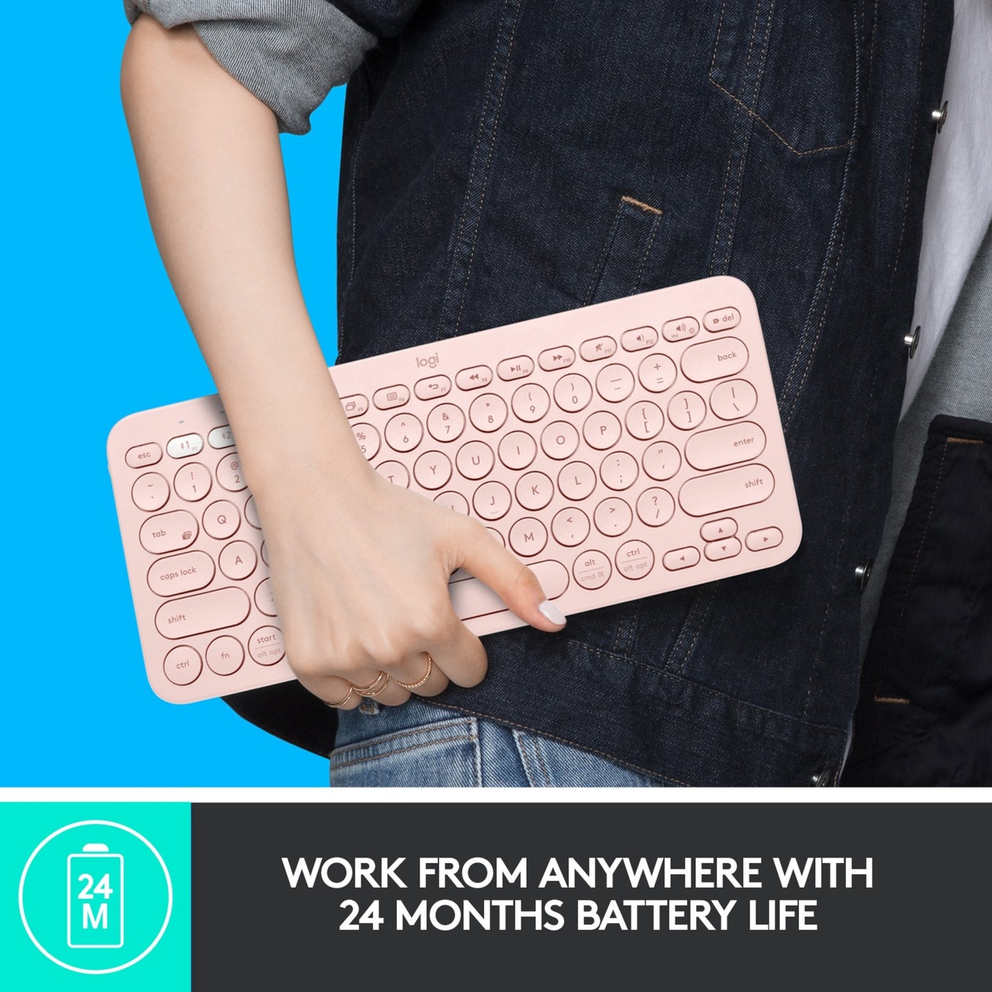 Tastiera Bluetooth multidispositivo Logitech K380
