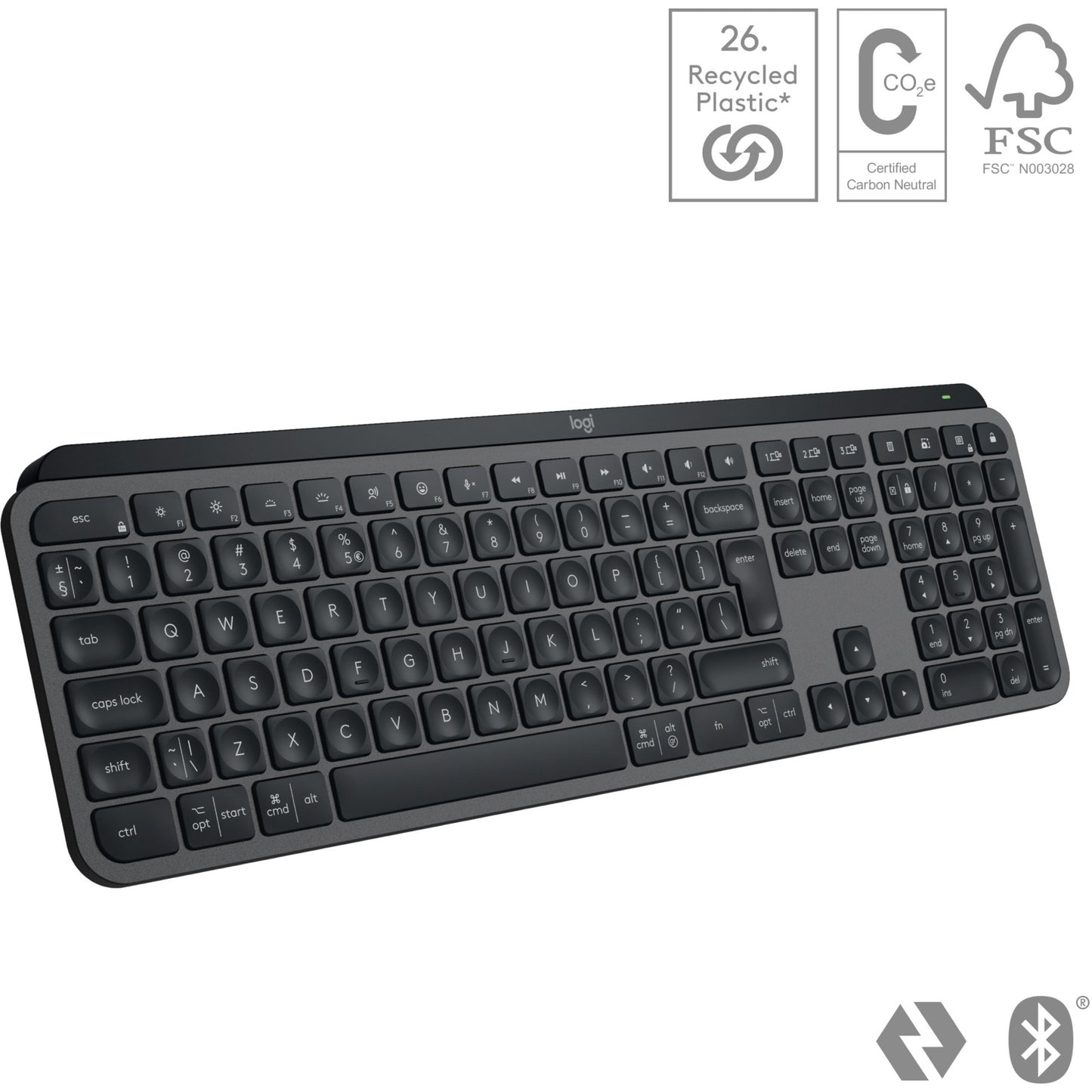 Logitech MX Keys S Teclado inalámbrico avanzado iluminado