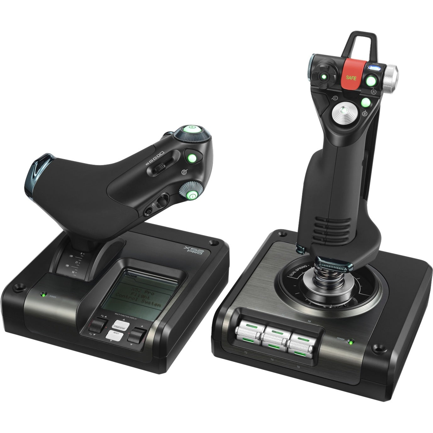 Sistema de vuelo Logitech Saitek Flight X52