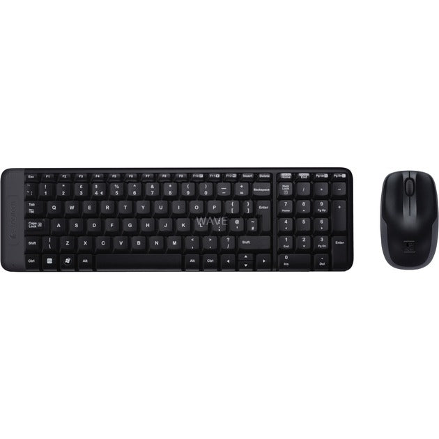 Tastiera + mouse Logitech Wireless Combo MK220