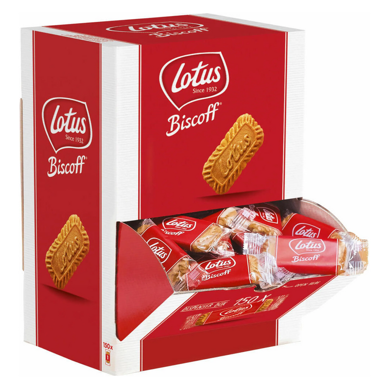 Distributore di biscotti caramellati Lotus (150 pezzi)