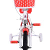 Volare Lovely Kinderfiets - Meisjes - 14 inch - Rood Wit - Twee Handremmen