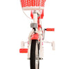 Volare Lovely Kinderfiets - Meisjes - 16 inch - Rood Wit - Twee Handremmen