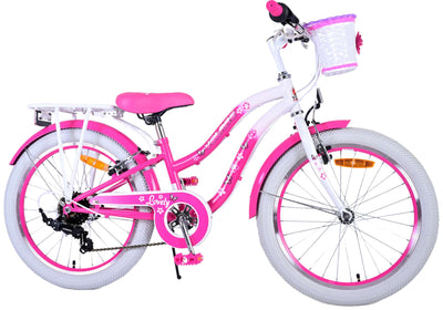 Volare Lovely Children's Bicycle - Girls - 20 pulgadas - Pink - 7 engranajes