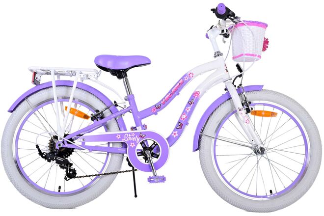 Volare adorabili per bambini ragazze da 20 pollici viola 7 marce