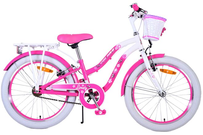 Volare Lovely Children's Bicycle - Girls - 20 pulgadas - Pink - Dos frenos de mano