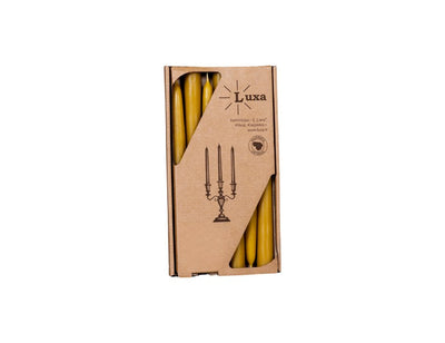 Luxa velas cera de abejas 24 cm 7 piezas