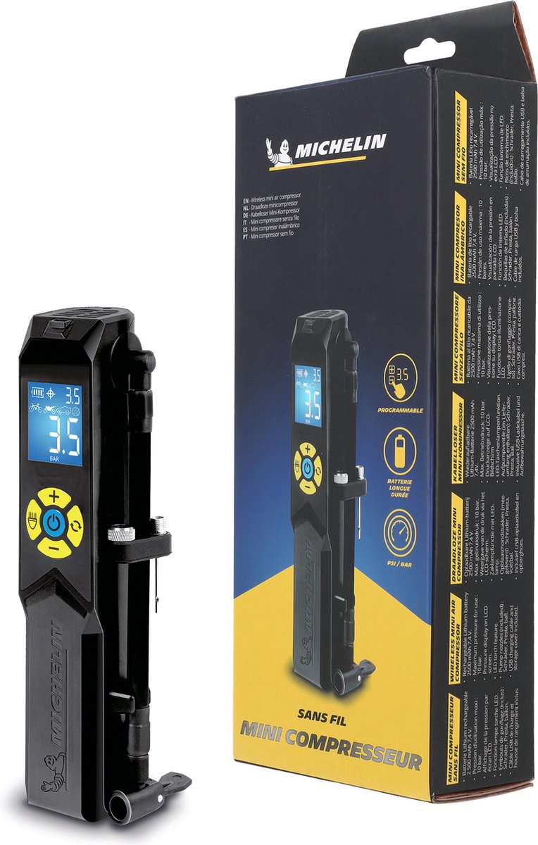 Mini compresor de aire Michelin 10 bar