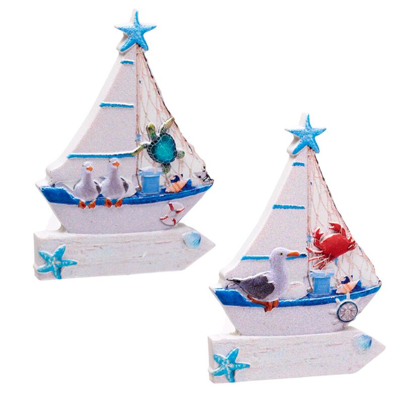 Barca a vela Zeeleven 3D Sea Beach Souvenir Magnet