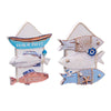 Placa de pescado 3D Sea Beach Souvenir Magnet