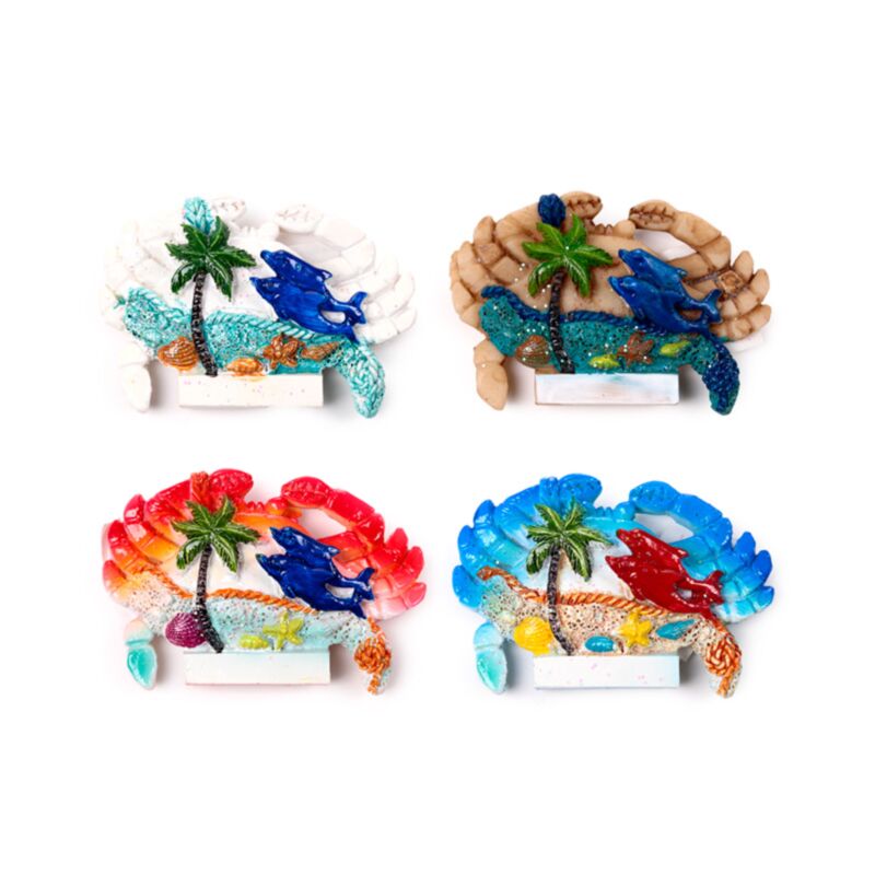 Sea Beach Souvenir Magnet a forma di granchio Dolfino