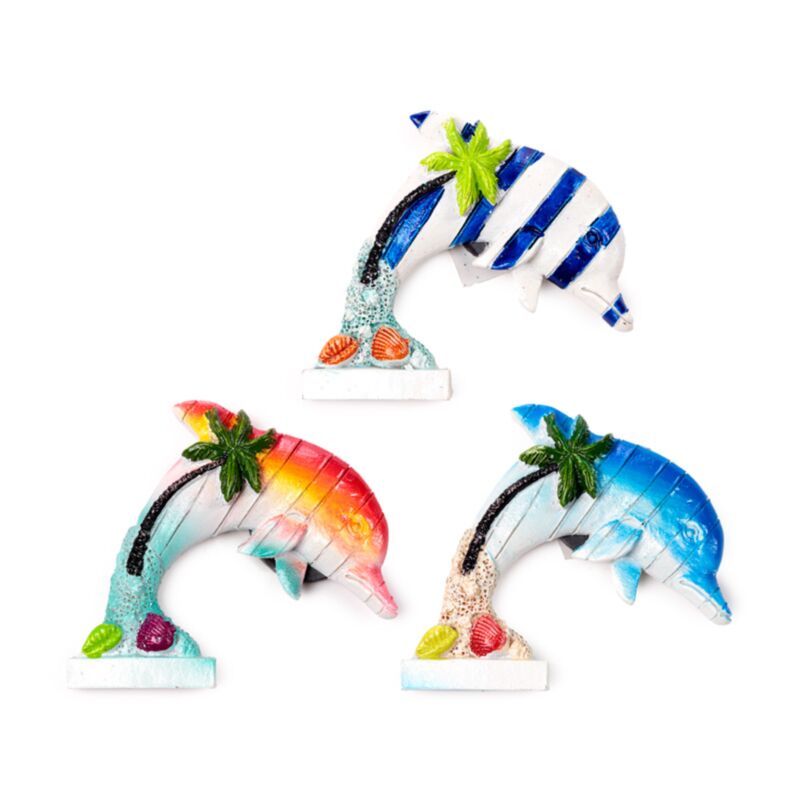 Sea Beach Souvenir Magnet Dolphin Isola tropicale