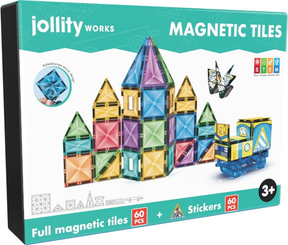 Gambo per piastrelle magnetiche 60 pz jollity works
