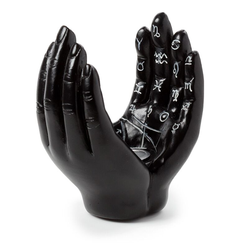 Manos de mantra Tarot Palms de mano abiertamente Incienso