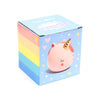 Piggy rosa unicorno arcobaleno incantato