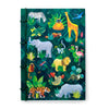 Notebook rivestito in mattoni ricchi di animali A5