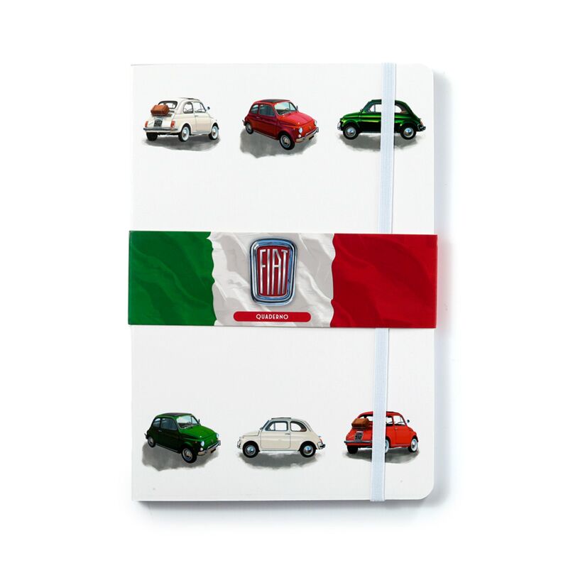 Fiat 500 Retro Retro A5 foderato di taccuino