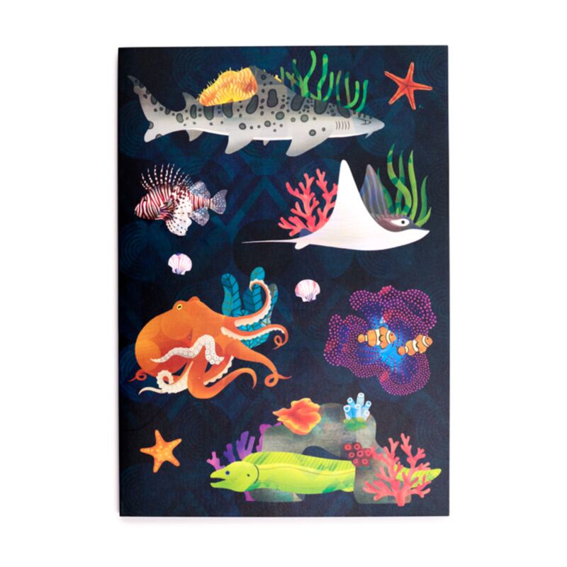 Notebook forrado de Marine Kingdom Reciclado A5