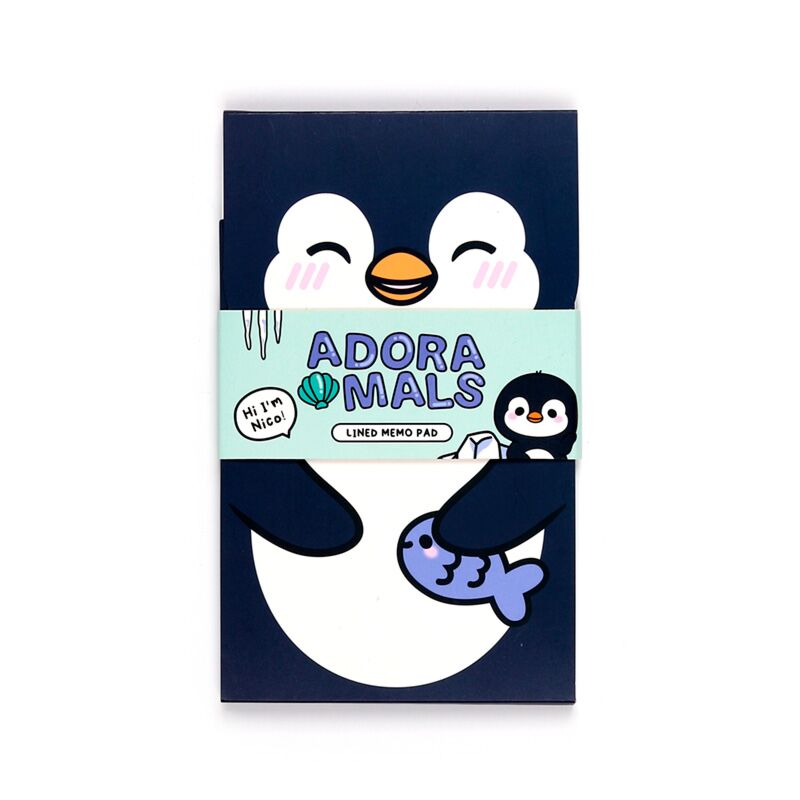 Adoramals Penguin Flip Open Memo Block