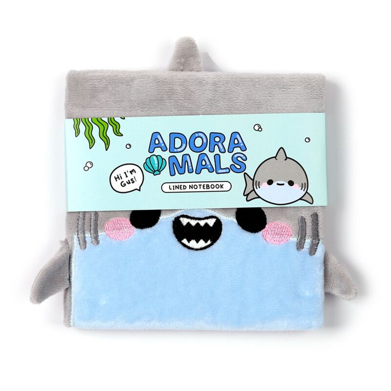 Adoramals Shark Fluffy Notebook