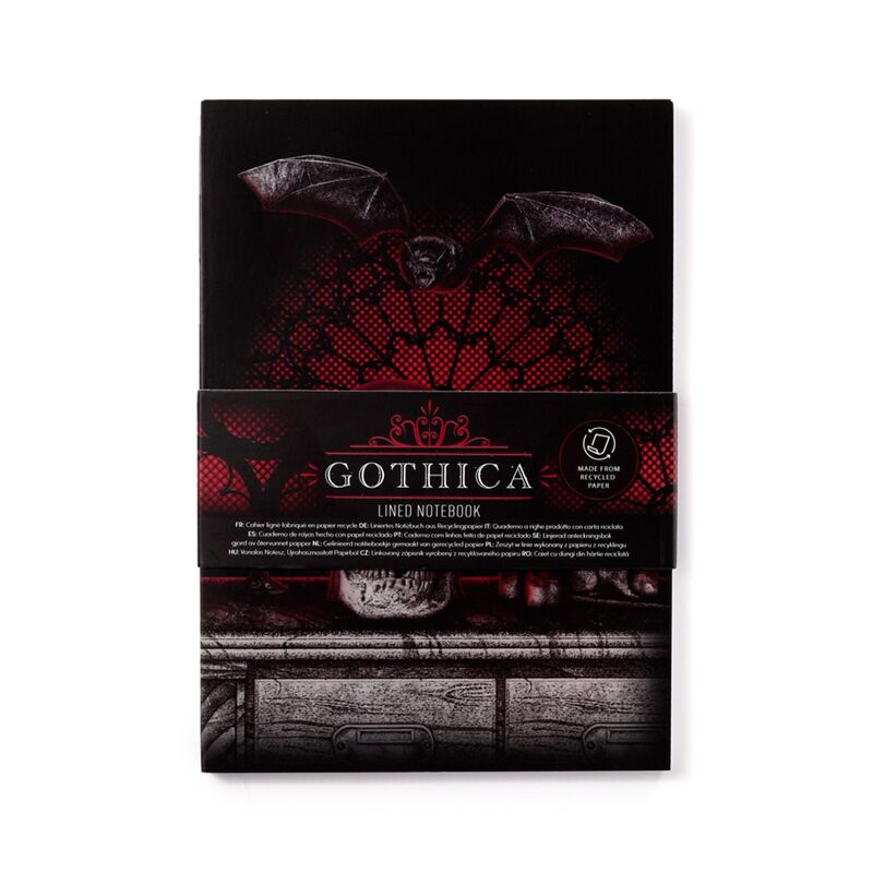 Notebook rivestito A5 riciclato Gothica