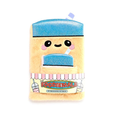Foodiemals Bubble Tea Plush Botlebook Case