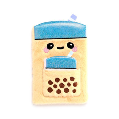 Foodiemals Bubble Tea Plush Botlebook Case