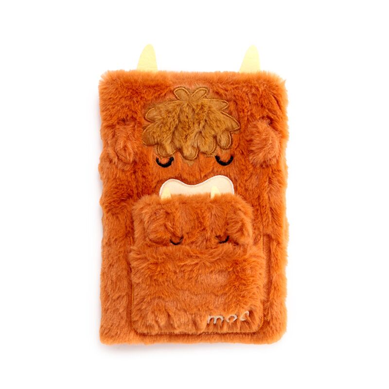 Borse del taccuino da peluche di mucca dell'Highland