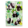 Panda Kingdom riciclato A5 foderato taccuino