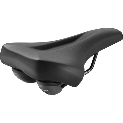 Selle monte grappa monte grappa zadel apnea met elastomeer zwart