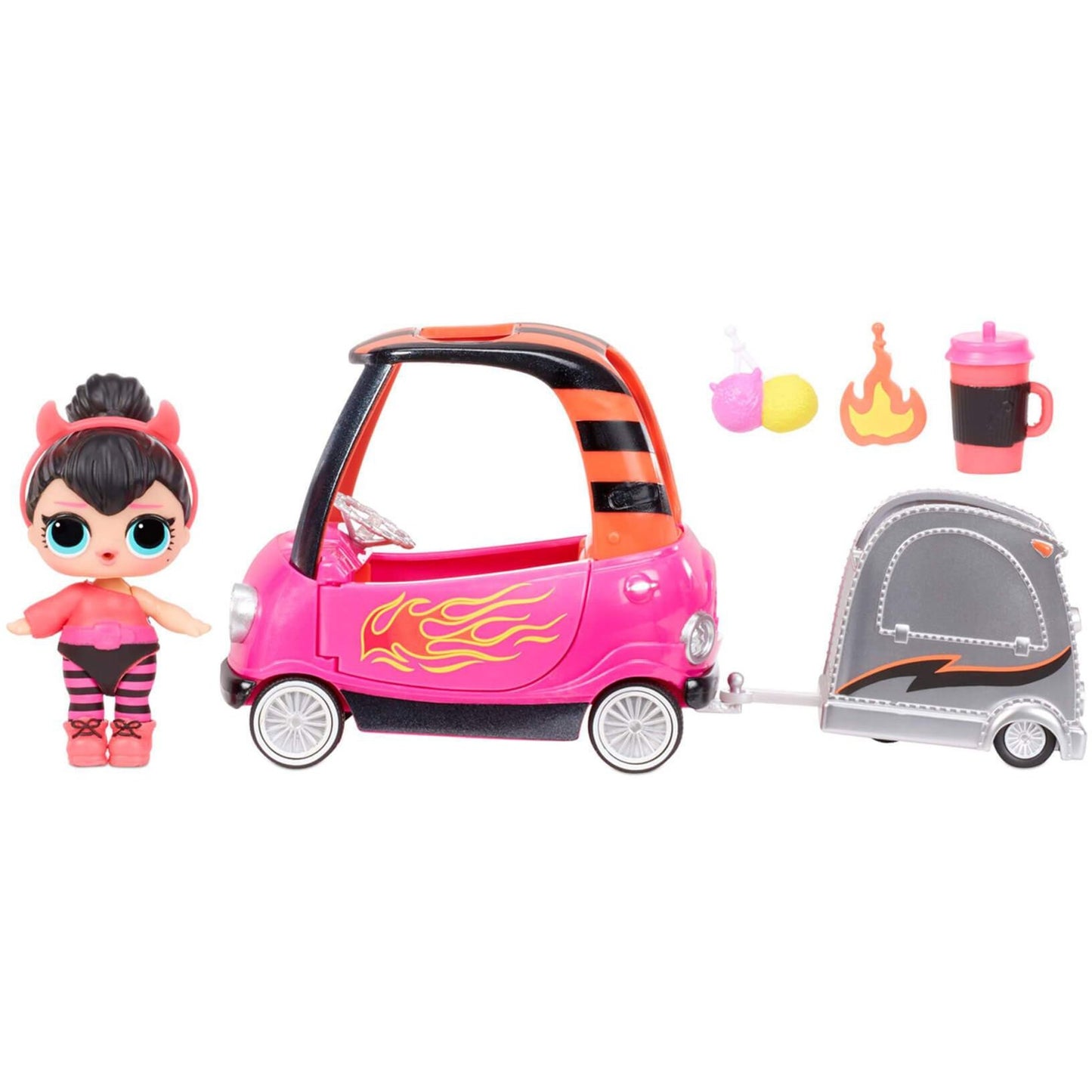 ¡Sorpresa de entretenimiento de MGA! Muebles con muñeca bb auto sho