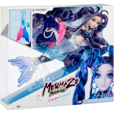 MGA Entertainment Mermaz Mermaidz Cambia del colore onde invernali Nera