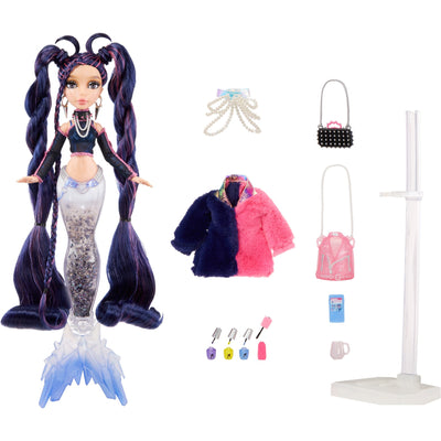 MGA Entertainment Mermaz Mermaidz Cambia del colore onde invernali Nera