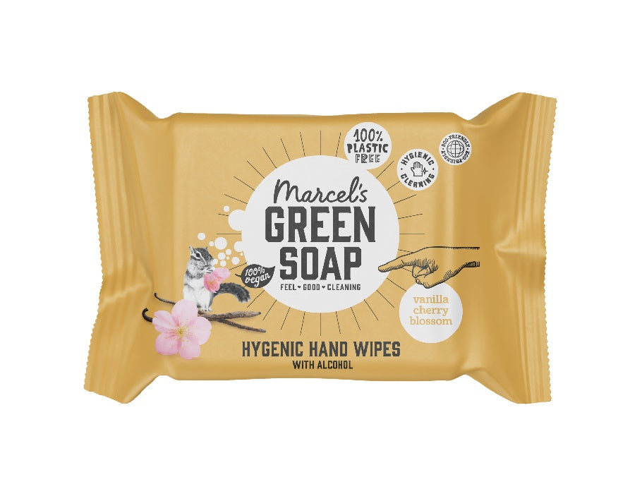 Marcels Green Soap Hand Cleaning Cloths Vanilla Cherry Blossom