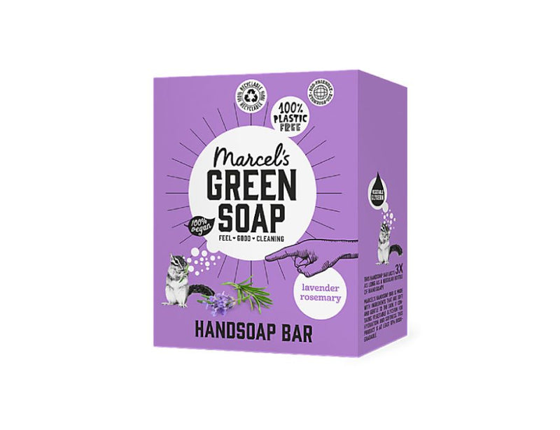 Marcels Green Sapone Green Hand Soap Bloklavender Rosemary 90GR