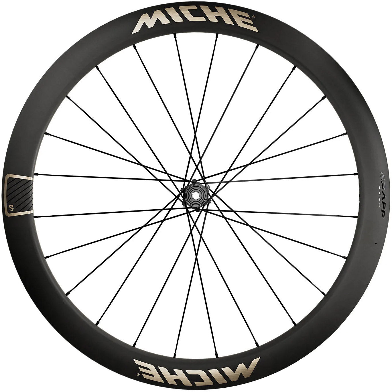Coppia ruote selle monte grappa miche graff aero 48 sh tubeless