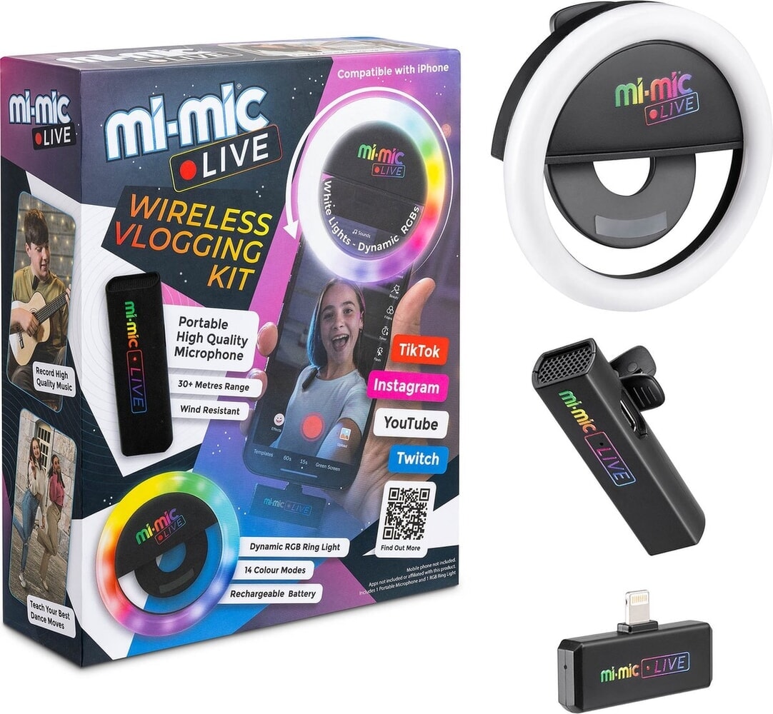 Mi-mic live - kit de vlogging: manzana