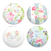 Julie Dodsworth Pink Flora Compact Make Up Mirror