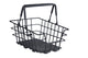 Basket rotondo sul retro in alluminio nero per mira, avs e racktime