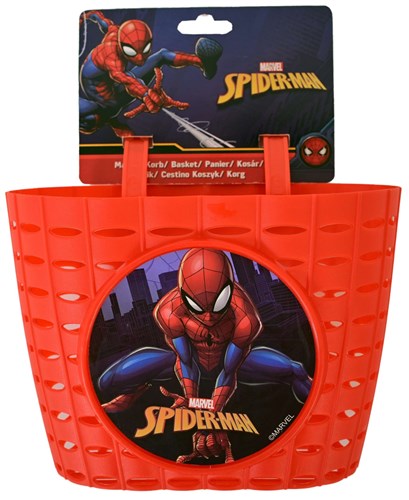 Spiderman Cesta de plástico de Spider-Man - niño - rojo
