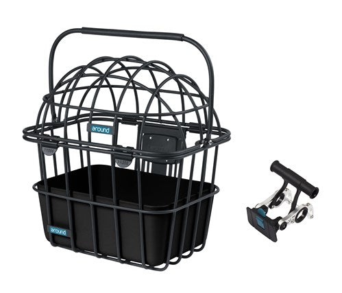 Alrededor de animales Mand Luna Front Alu Matt Black removible