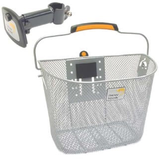 fietsmand Toscane Smartlock voor 19 liter zilver